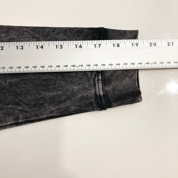 NWOT VINTAGE CANVAS Hoodie Sweatshirt Dress Women Men Unisex S Acid-Wash Grey - Picture 10 of 10